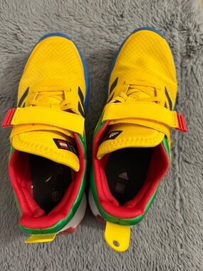 adidas Originals Kids Yellow, Red & Green Athletic Shoes